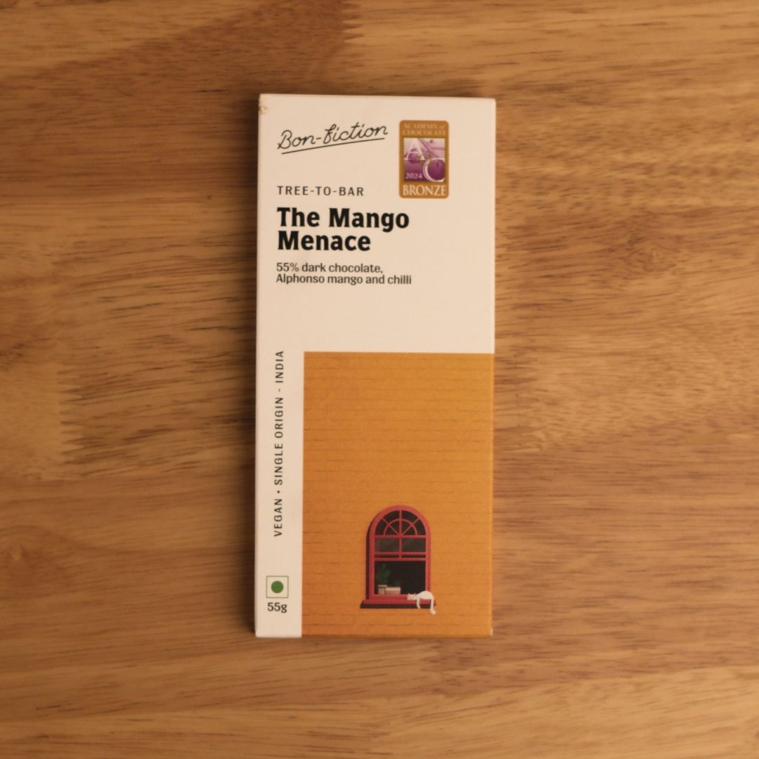 Bon Fiction 55% Dark Alphonso Mango Chilli Chocolate