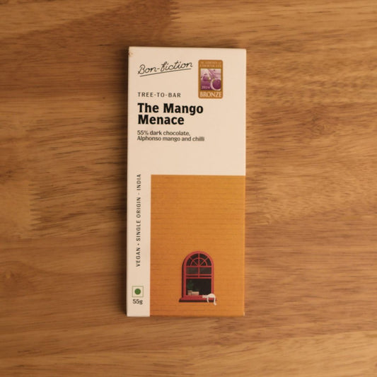 Bon Fiction 55% Dark Alphonso Mango Chilli Chocolate