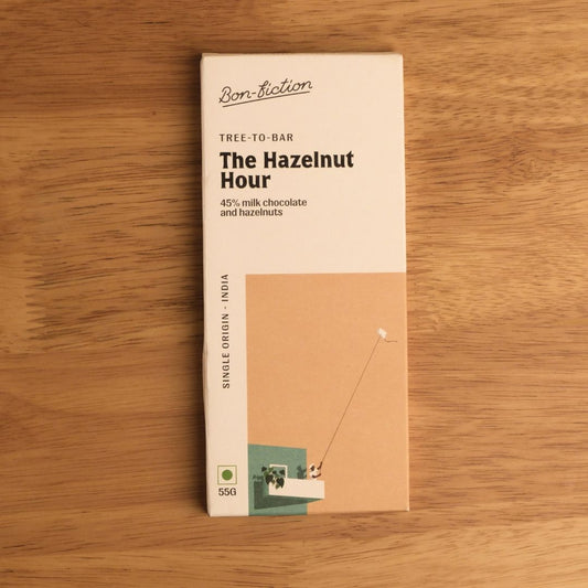 Bon Fiction 45% Milk Chocolate with Hazelnuts