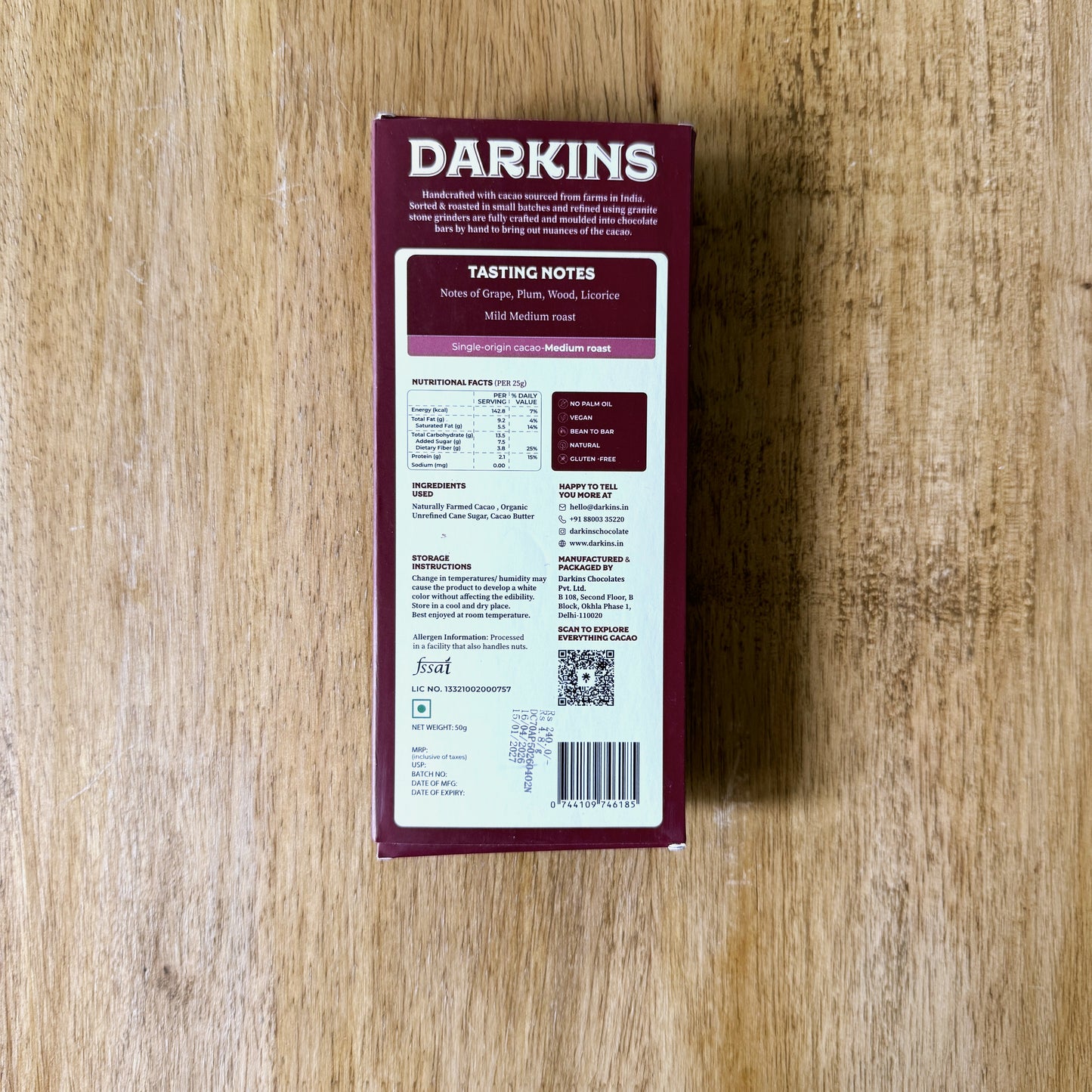 Darkins 70% Dark Chocolate