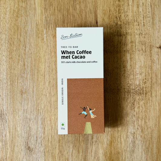 Bon Fiction 55% Dark Milk Chocolate with Coffee