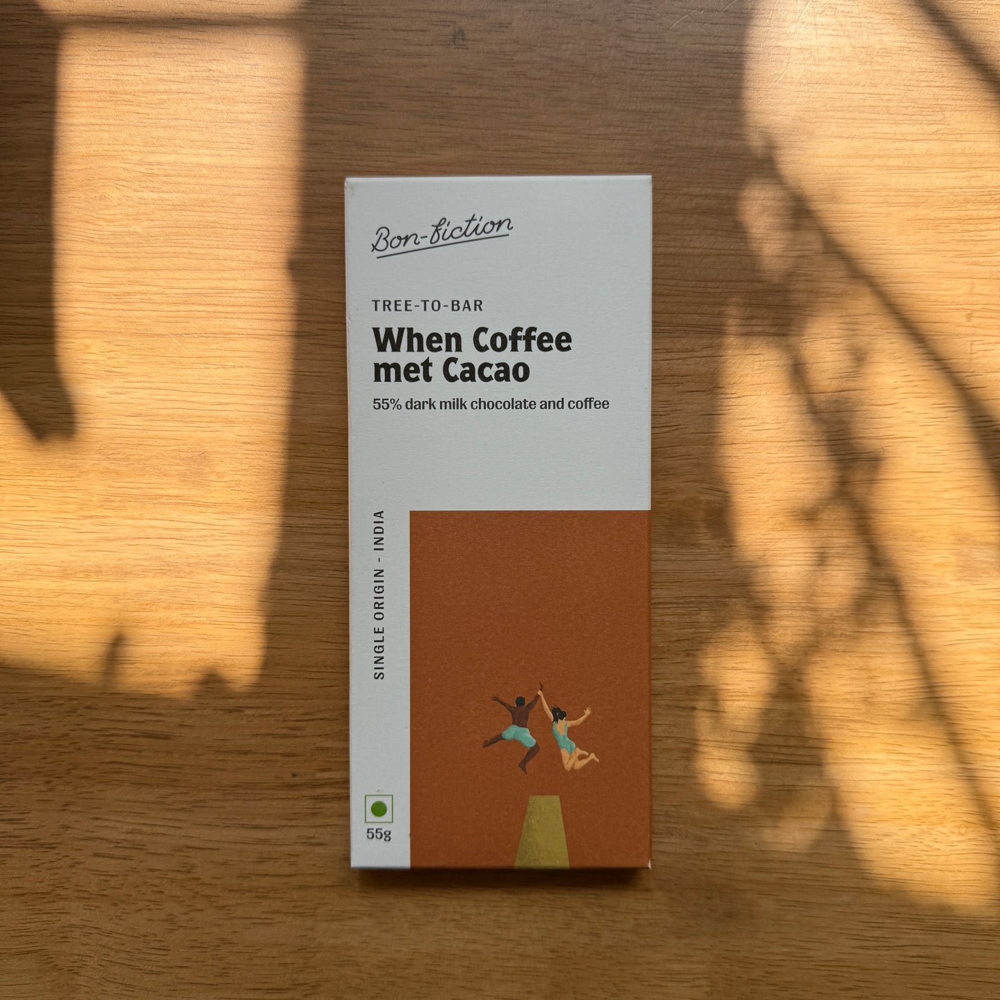 Bon Fiction 55% Dark Milk Chocolate with Coffee