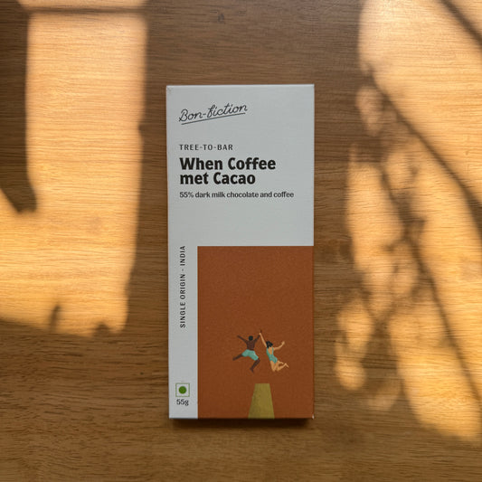 Bon Fiction 55% Dark Milk Chocolate with Coffee