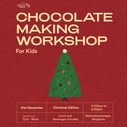 Chocolate making workshop for KIDS (Christmas Edition)